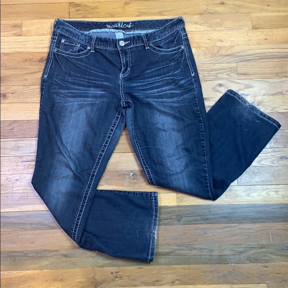 MAURICES Distressed Blue Jeans Size 11/12 X-SHORT